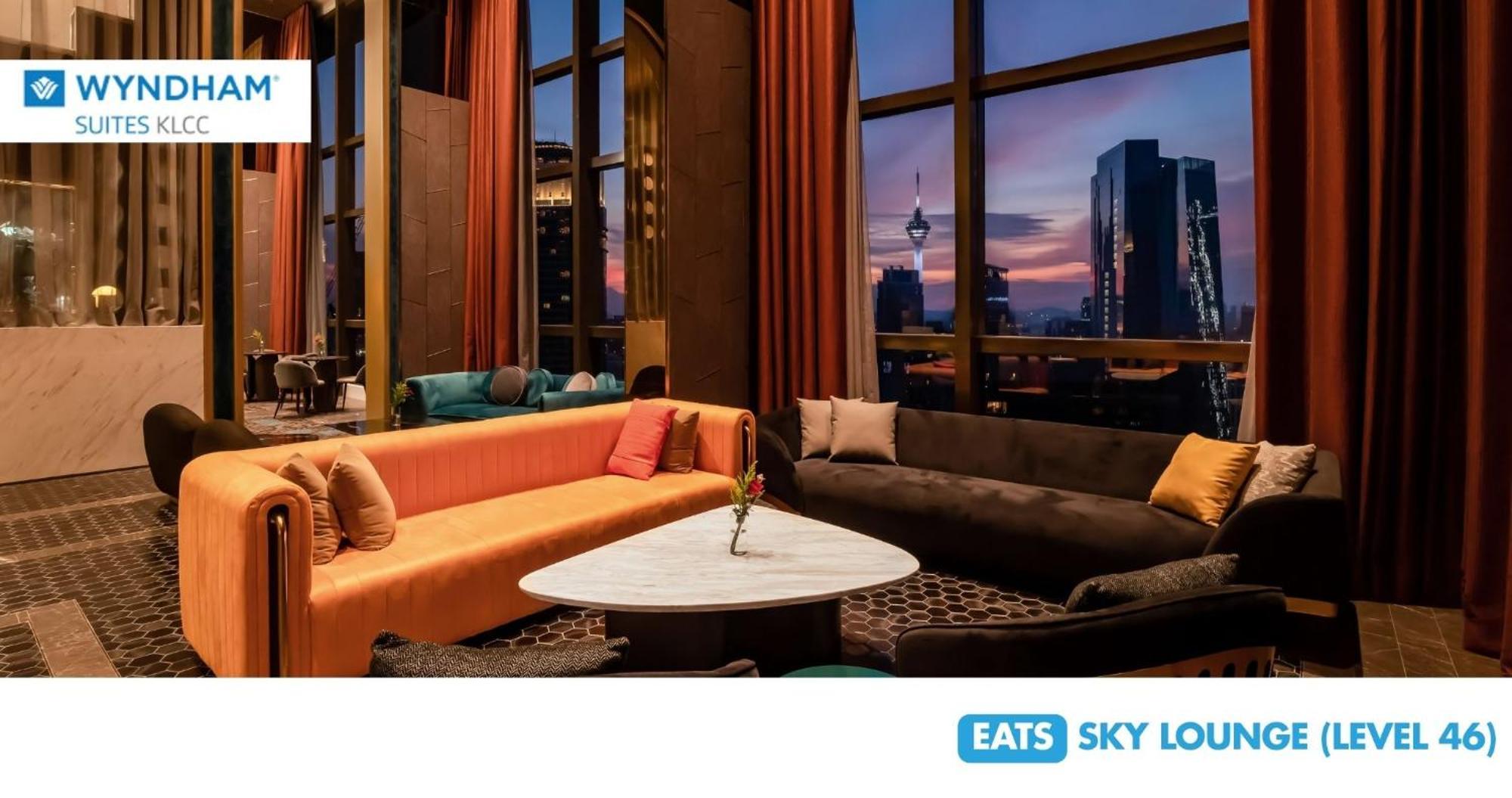 Wyndham Suites Klcc Kuala Lumpur Exterior foto Sky Lounge